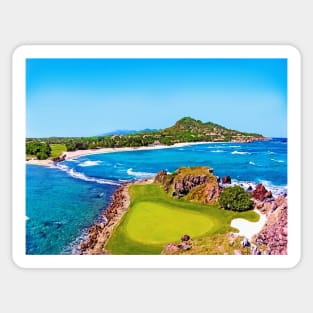 3rd Hole at Punta Mita Resort Mexico Sticker